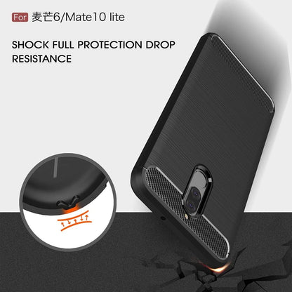 Pouzdro pro Huawei Mate 10 Lite, Techsuit, Carbon, Černé