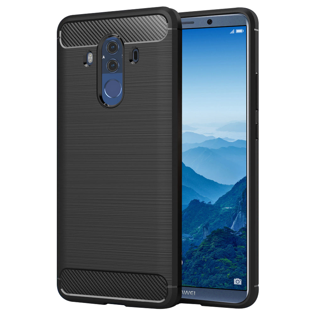 Pouzdro pro Huawei Mate 10 Pro, Techsuit, Carbon, Černé