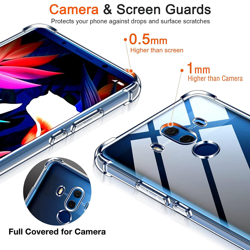 Pouzdro pro Huawei Mate 10 Pro, Techsuit, Odolné proti nárazům, Průhledné