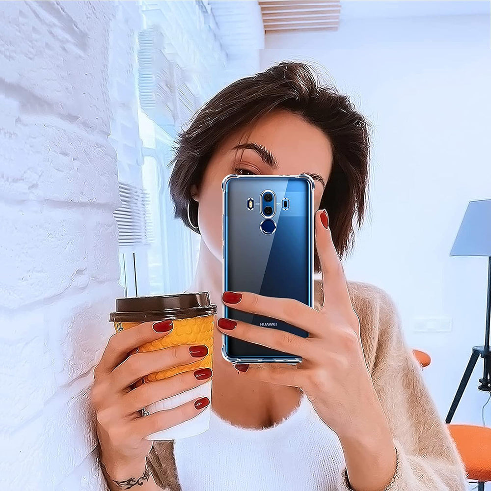 Pouzdro pro Huawei Mate 10 Pro, Techsuit, Odolné proti nárazům, Průhledné