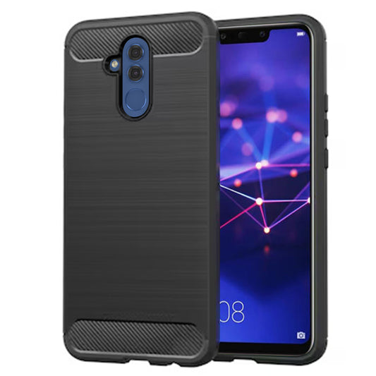Pouzdro pro Huawei Mate 20 Lite, Techsuit, Carbon, Černá