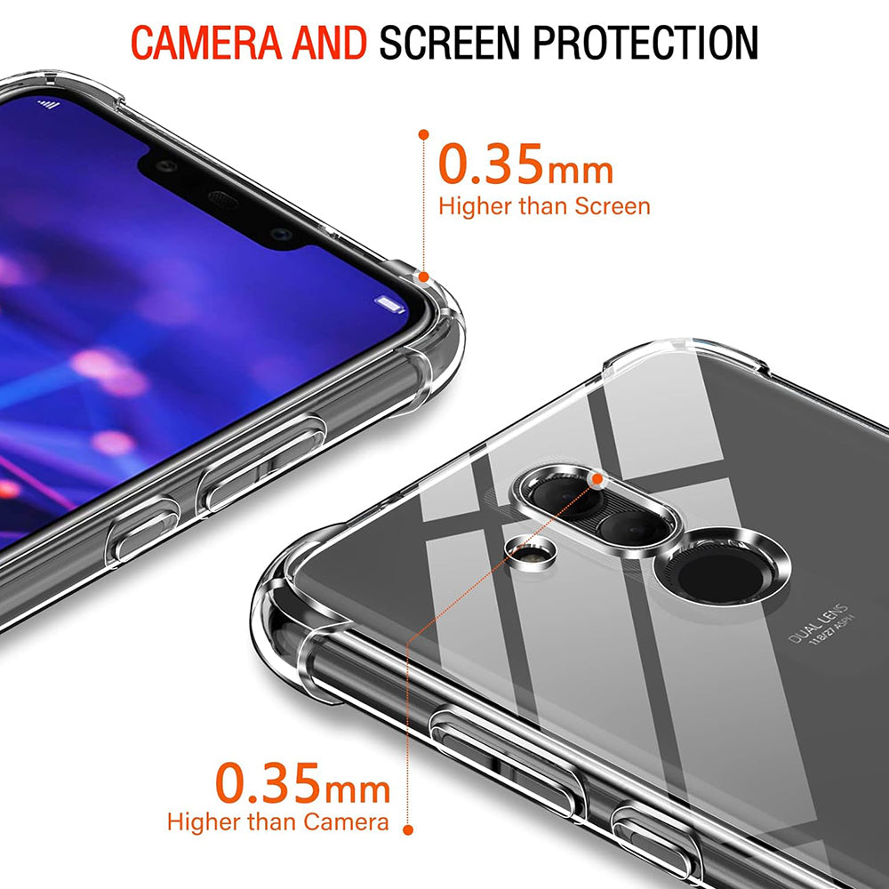 Pouzdro pro Huawei Mate 20 Lite, Techsuit, Odolné proti nárazům, Průhledné