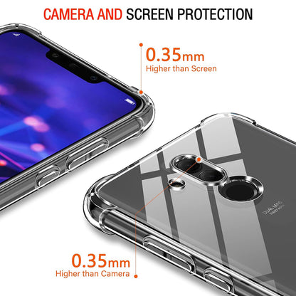 Pouzdro pro Huawei Mate 20 Lite, Techsuit, Odolné proti nárazům, Průhledné