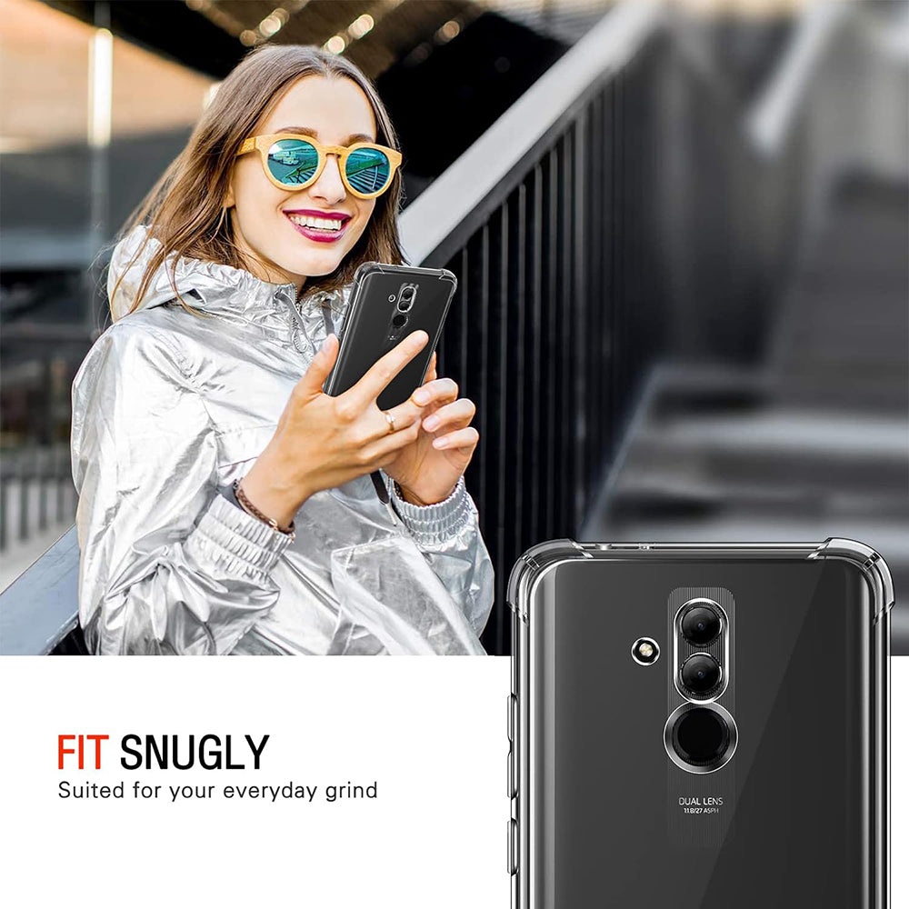 Pouzdro pro Huawei Mate 20 Lite, Techsuit, Odolné proti nárazům, Průhledné