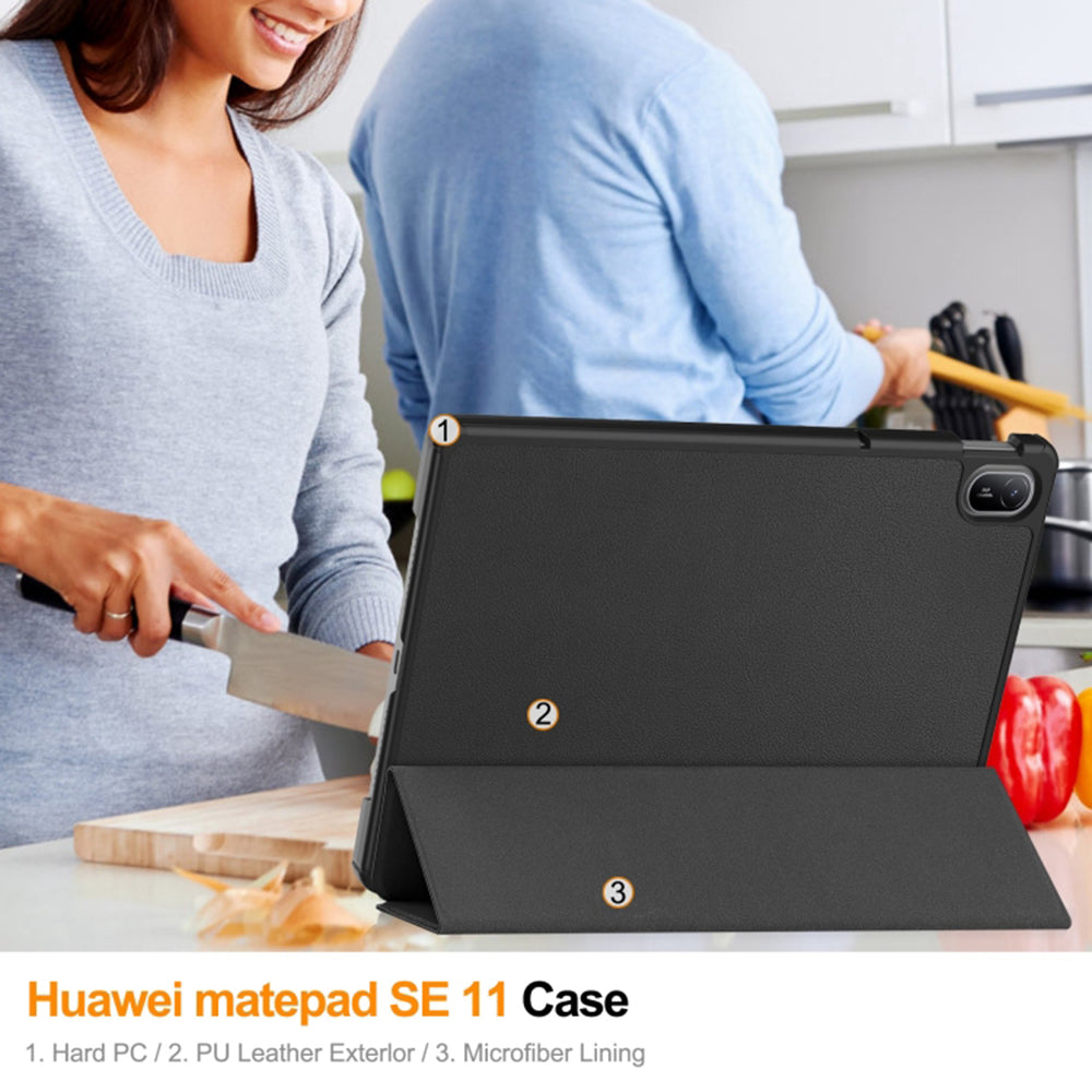 Pouzdro pro Huawei MatePad SE 11, Techsuit, FoldPro, černé
