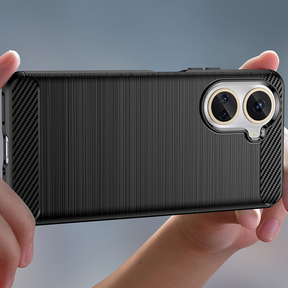 Pouzdro pro Huawei nova 10 SE, Techsuit, Carbon, Černé