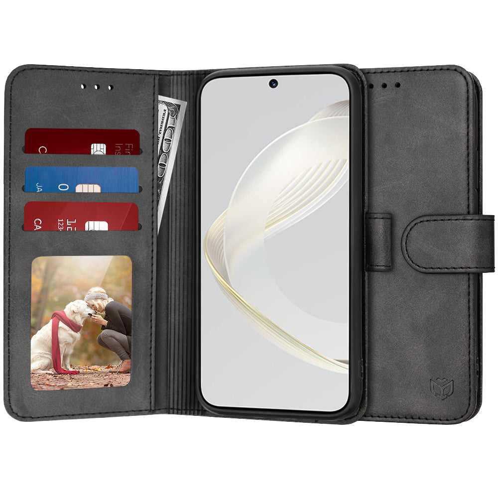 Pouzdro pro Huawei nova 12s / nova 11, Techsuit, Diary Book, Černé
