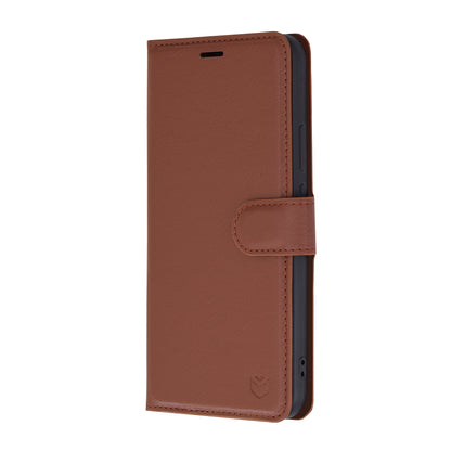 Pouzdro pro Huawei nova 12s / nova 11, Techsuit, kožené folio, hnědé
