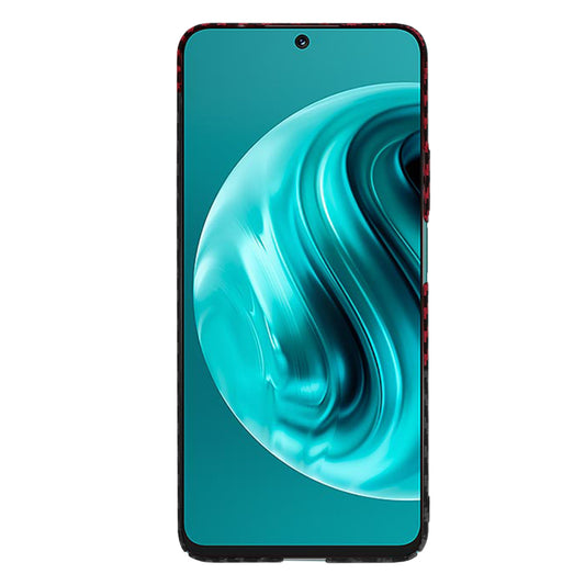 Pouzdro pro Huawei nova 13i / nova 12i, Techsuit, Carbonite FiberShell, Černo-červené