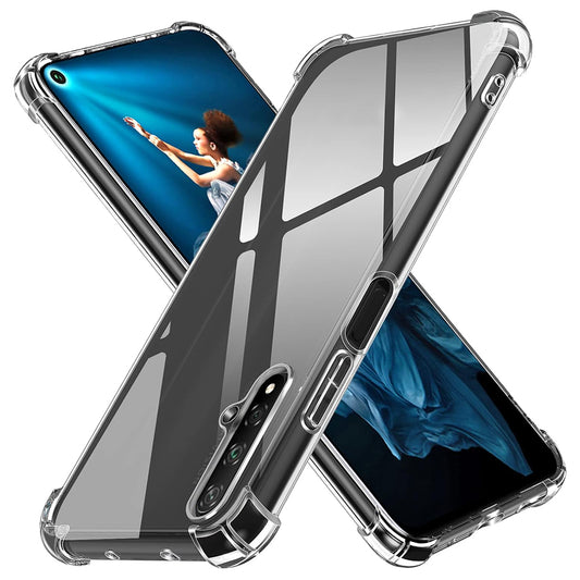 Pouzdro pro Huawei nova 5T / Honor 20, Techsuit, Odolné proti nárazům, Průhledné