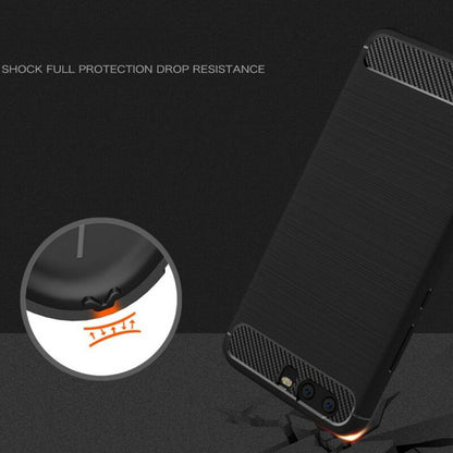 Case for Huawei P10 Plus, Techsuit, Carbon, Black