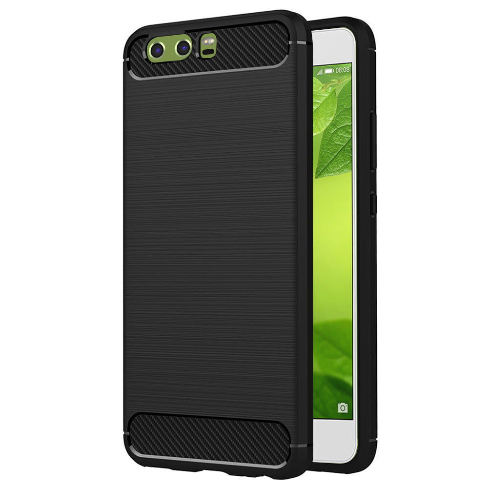 Pouzdro pro Huawei P10, Techsuit, Carbon, Černé