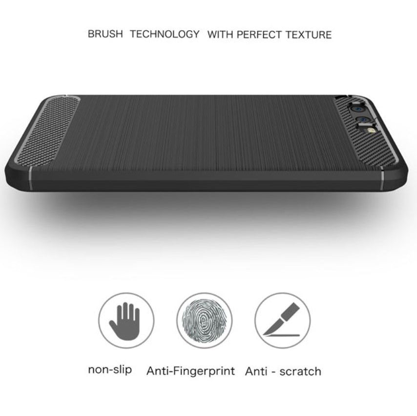 Pouzdro pro Huawei P10, Techsuit, Carbon, Černé