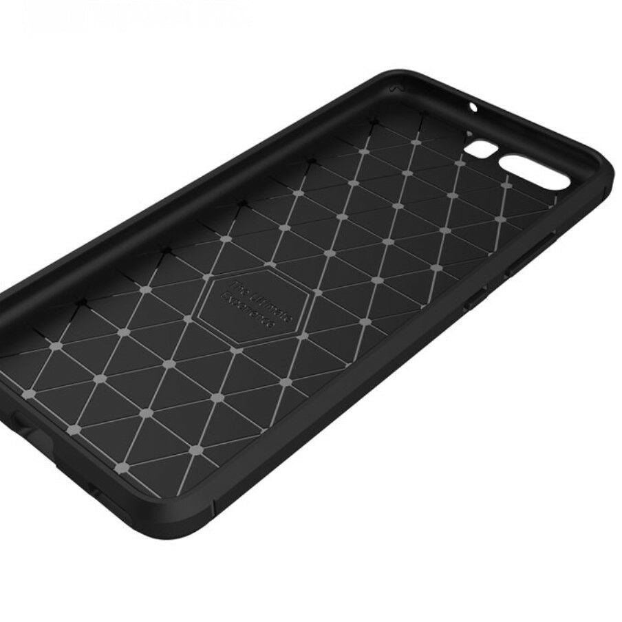 Pouzdro pro Huawei P10, Techsuit, Carbon, Černé