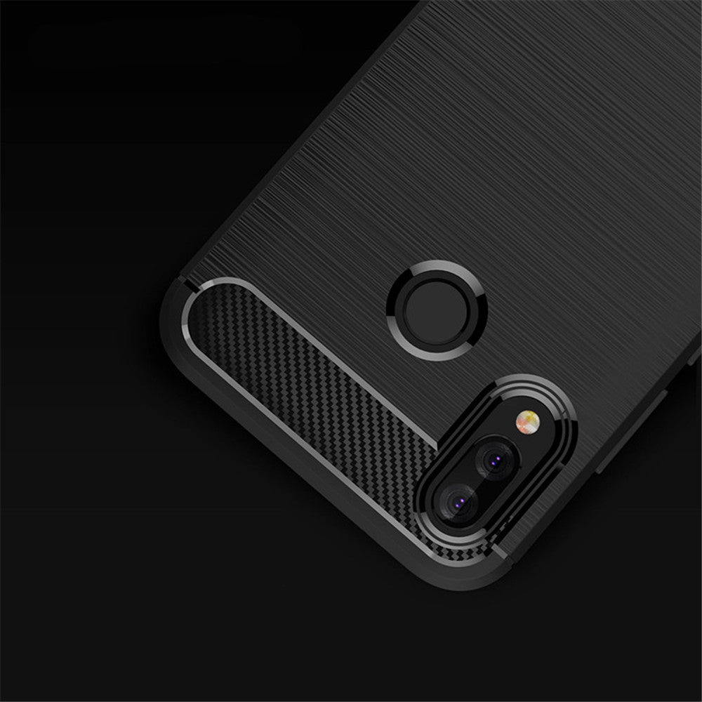 Pouzdro pro Huawei P20 Lite, Techsuit, Carbon, Černé