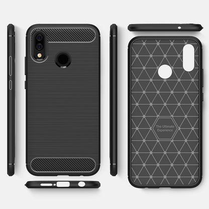 Pouzdro pro Huawei P20 Lite, Techsuit, Carbon, Černé