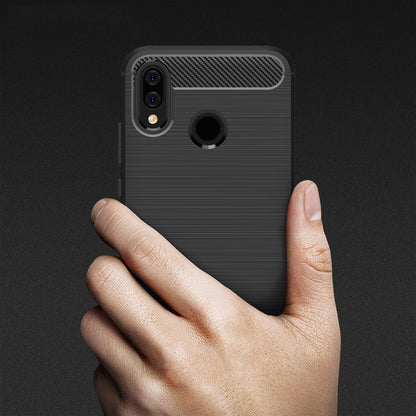 Pouzdro pro Huawei P20 Lite, Techsuit, Carbon, Černé