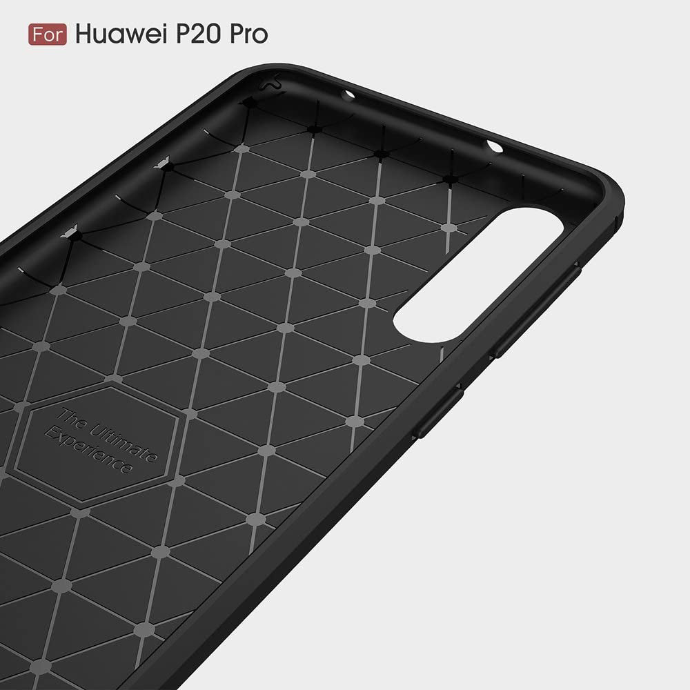 Pouzdro pro Huawei P20 Pro, Techsuit, Carbon, Černé