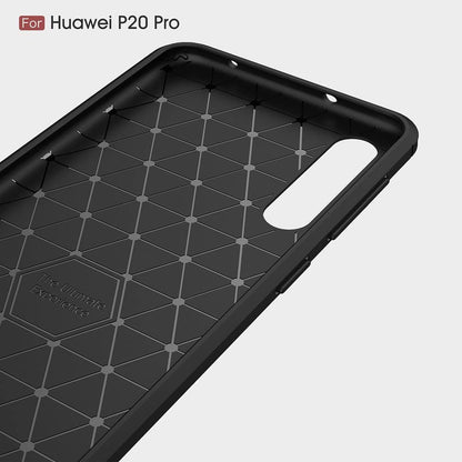 Pouzdro pro Huawei P20 Pro, Techsuit, Carbon, Černé