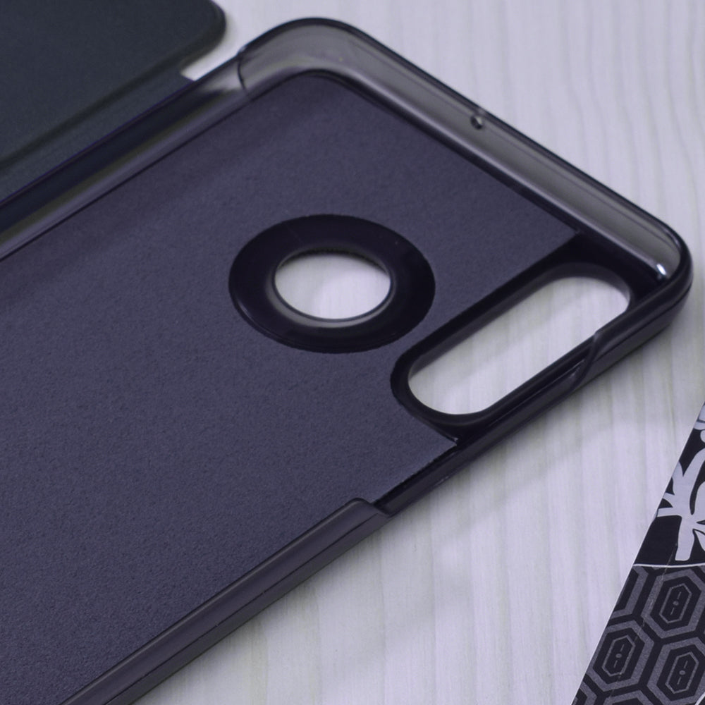 Pouzdro pro Huawei P30 lite New Edition / P30 lite, Techsuit, eFold, Tmavě modrá