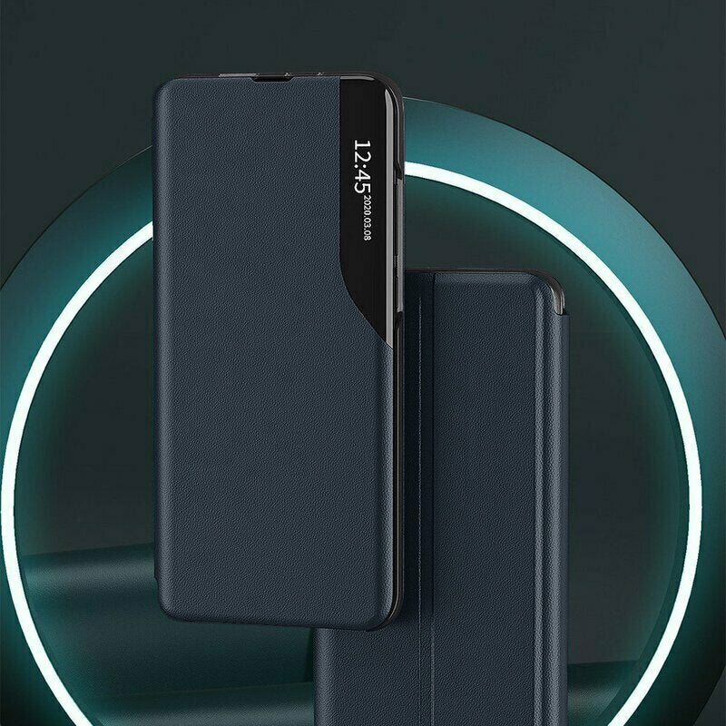 Pouzdro pro Huawei P30 lite New Edition / P30 lite, Techsuit, eFold, Tmavě modrá