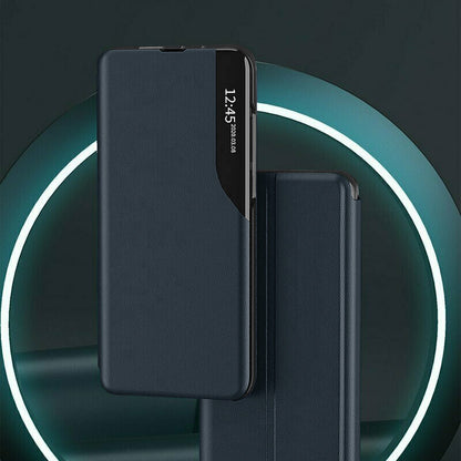 Pouzdro pro Huawei P30 lite New Edition / P30 lite, Techsuit, eFold, Tmavě modrá