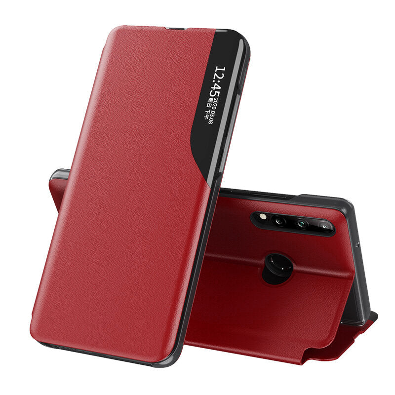 Pouzdro pro Huawei P30 lite New Edition / P30 lite, Techsuit, eFold, červené