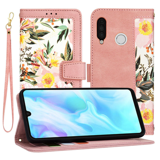 Pouzdro pro Huawei P30 lite New Edition / P30 lite, Techsuit, FlipCraft, růžové