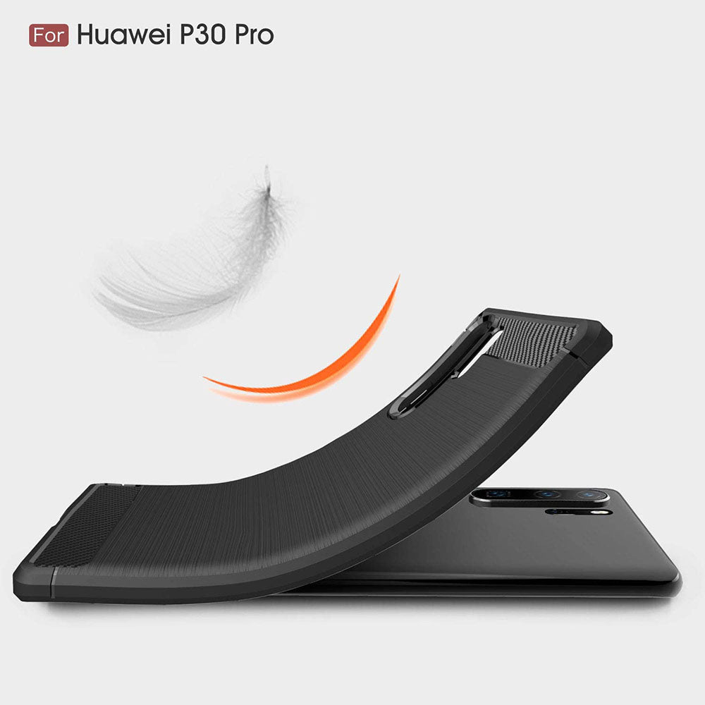 Pouzdro pro Huawei P30 Pro New Edition / P30 Pro, Techsuit, Carbon, Černé