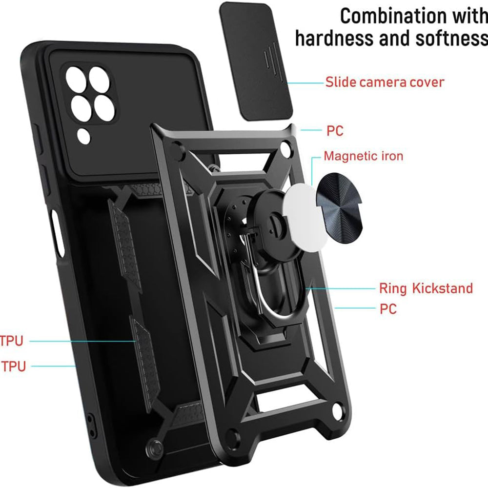 Pouzdro pro Huawei P40 lite 4G, Techsuit, CamShield, Černá
