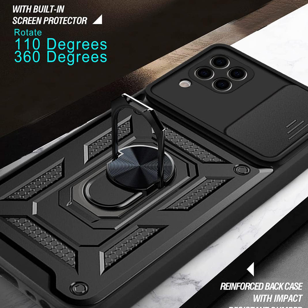 Pouzdro pro Huawei P40 lite 4G, Techsuit, CamShield, Černá