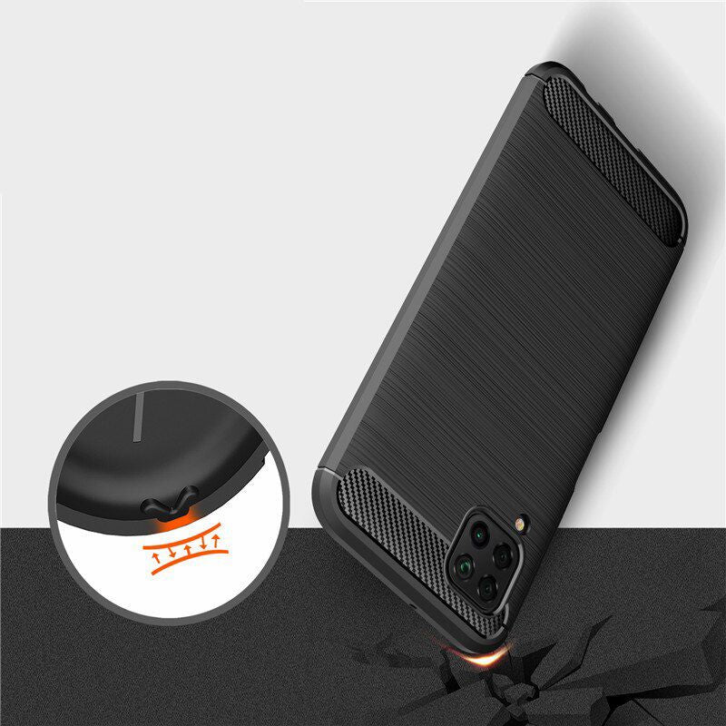 Pouzdro pro Huawei P40 lite 4G, Techsuit, Carbon, Černé