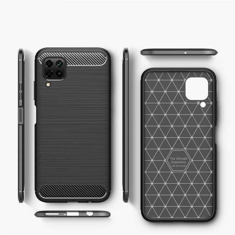 Pouzdro pro Huawei P40 lite 4G, Techsuit, Carbon, Černé