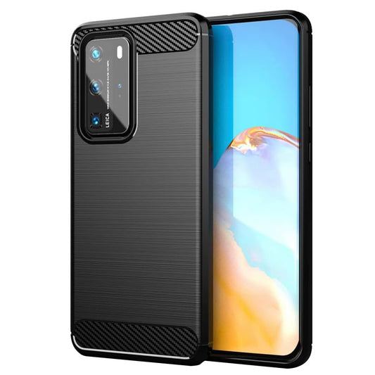 Pouzdro pro Huawei P40 Pro, Techsuit, Carbon, Černé