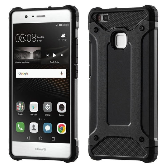 Pouzdro pro Huawei P9 lite (2016), Techsuit, Hybrid Armor, Černé