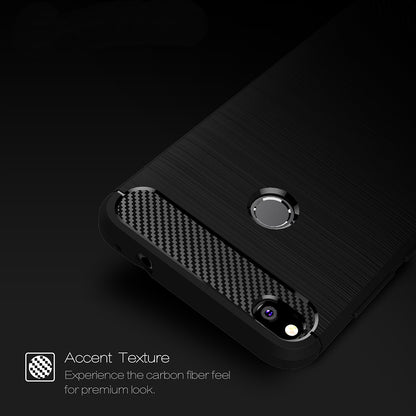 Pouzdro pro Huawei P9 Lite (2017) / P8 Lite (2017), Techsuit, Carbon, Černá