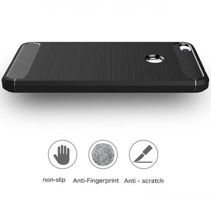 Pouzdro pro Huawei P9 Lite (2017) / P8 Lite (2017), Techsuit, Carbon, Černá