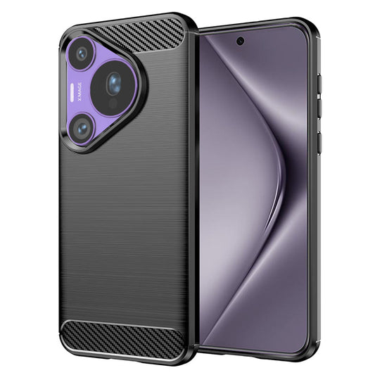 Pouzdro pro Huawei Pura 70 Pro, Techsuit, Carbon, Černé