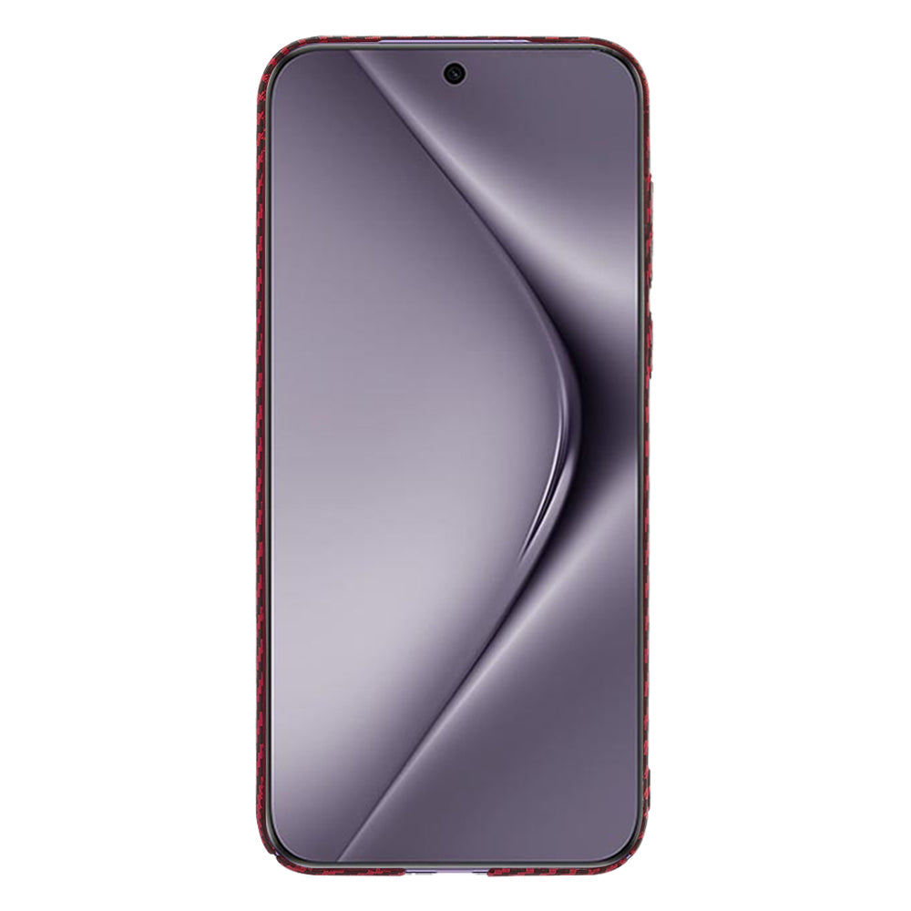Pouzdro pro Huawei Pura 70 Pro, Techsuit, Carbonite FiberShell, červené