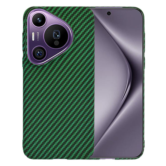 Pouzdro pro Huawei Pura 70 Pro, Techsuit, Carbonite FiberShell, Zelené