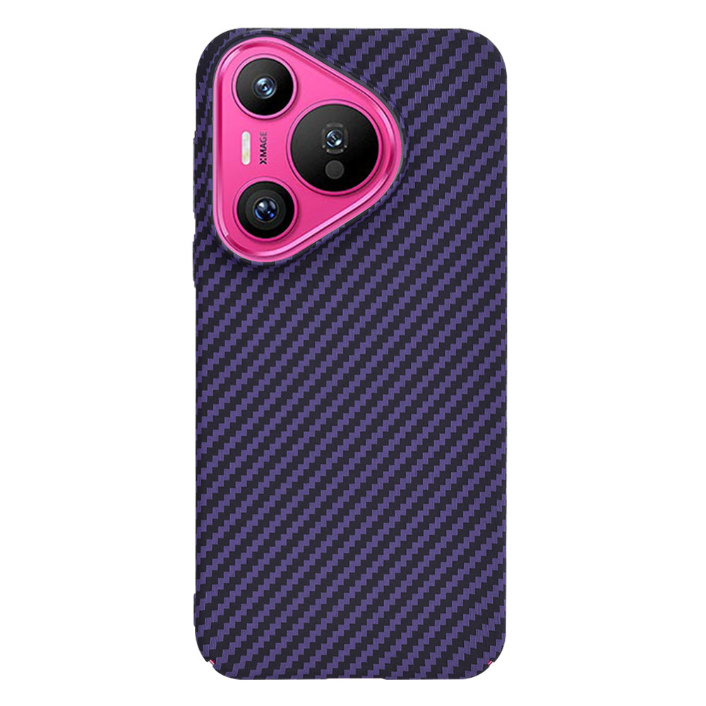 Pouzdro pro Huawei Pura 70, Techsuit, Carbonite FiberShell, Fialové