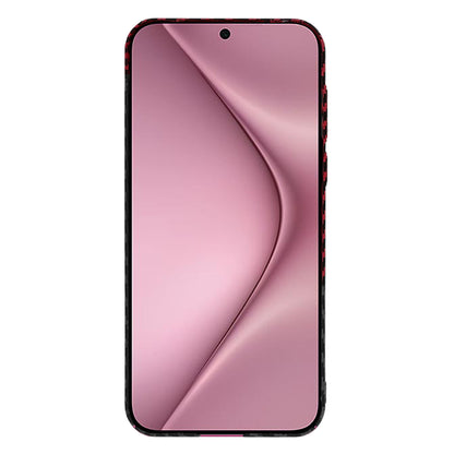 Pouzdro pro Huawei Pura 70, Techsuit, Carbonite FiberShell, Černo-červené