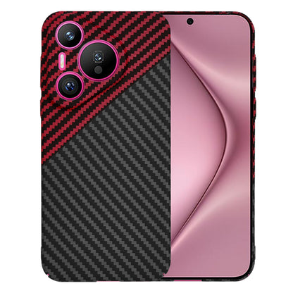 Pouzdro pro Huawei Pura 70, Techsuit, Carbonite FiberShell, Černo-červené