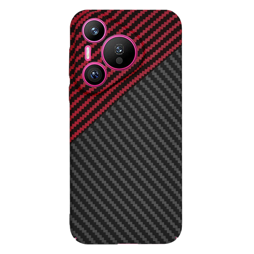 Pouzdro pro Huawei Pura 70, Techsuit, Carbonite FiberShell, Černo-červené