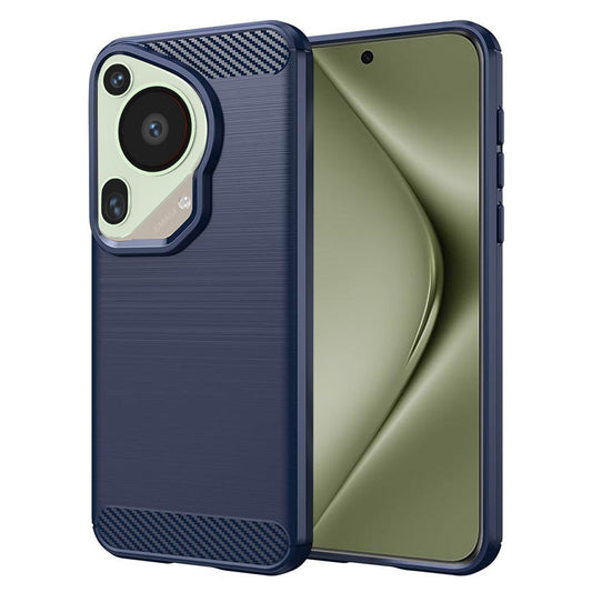 Pouzdro pro Huawei Pura 70 Ultra, Techsuit, Carbon, Modré