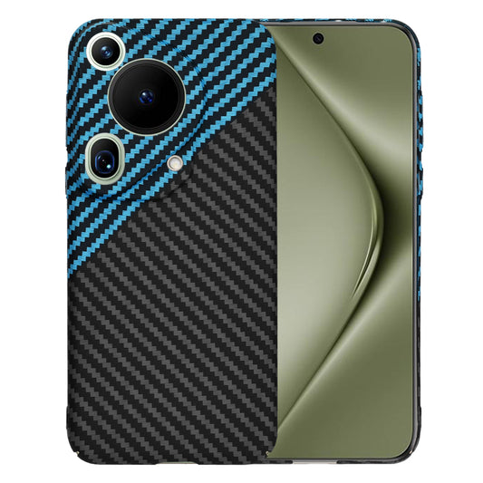 Pouzdro pro Huawei Pura 70 Ultra, Techsuit, Carbonite FiberShell, Černá Bleu