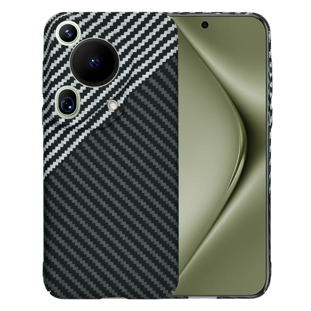 Pouzdro pro Huawei Pura 70 Ultra, Techsuit, Carbonite FiberShell, Černo-šedé