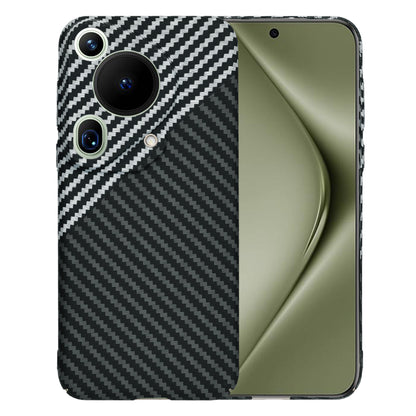 Pouzdro pro Huawei Pura 70 Ultra, Techsuit, Carbonite FiberShell, Černo-šedé