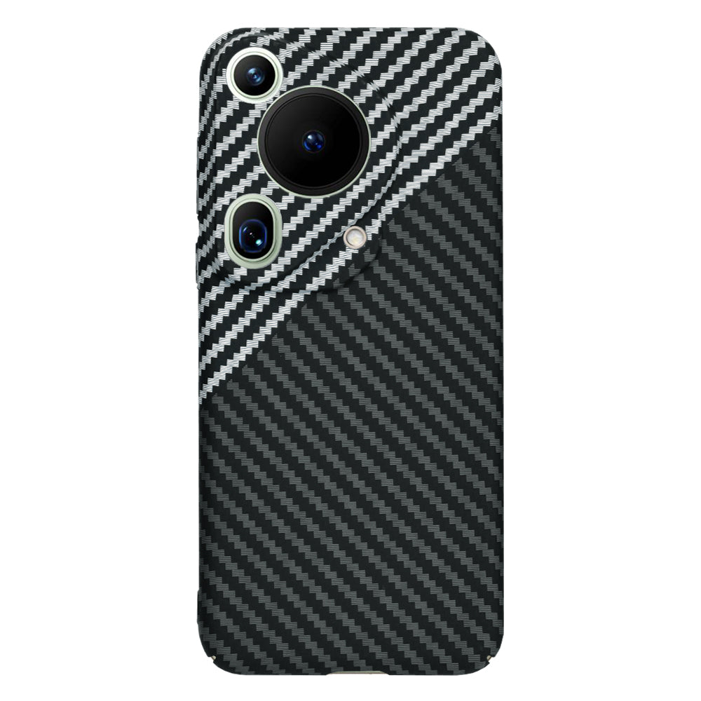 Pouzdro pro Huawei Pura 70 Ultra, Techsuit, Carbonite FiberShell, Černo-šedé