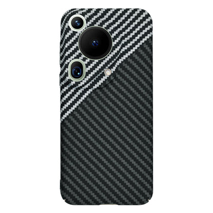 Pouzdro pro Huawei Pura 70 Ultra, Techsuit, Carbonite FiberShell, Černo-šedé